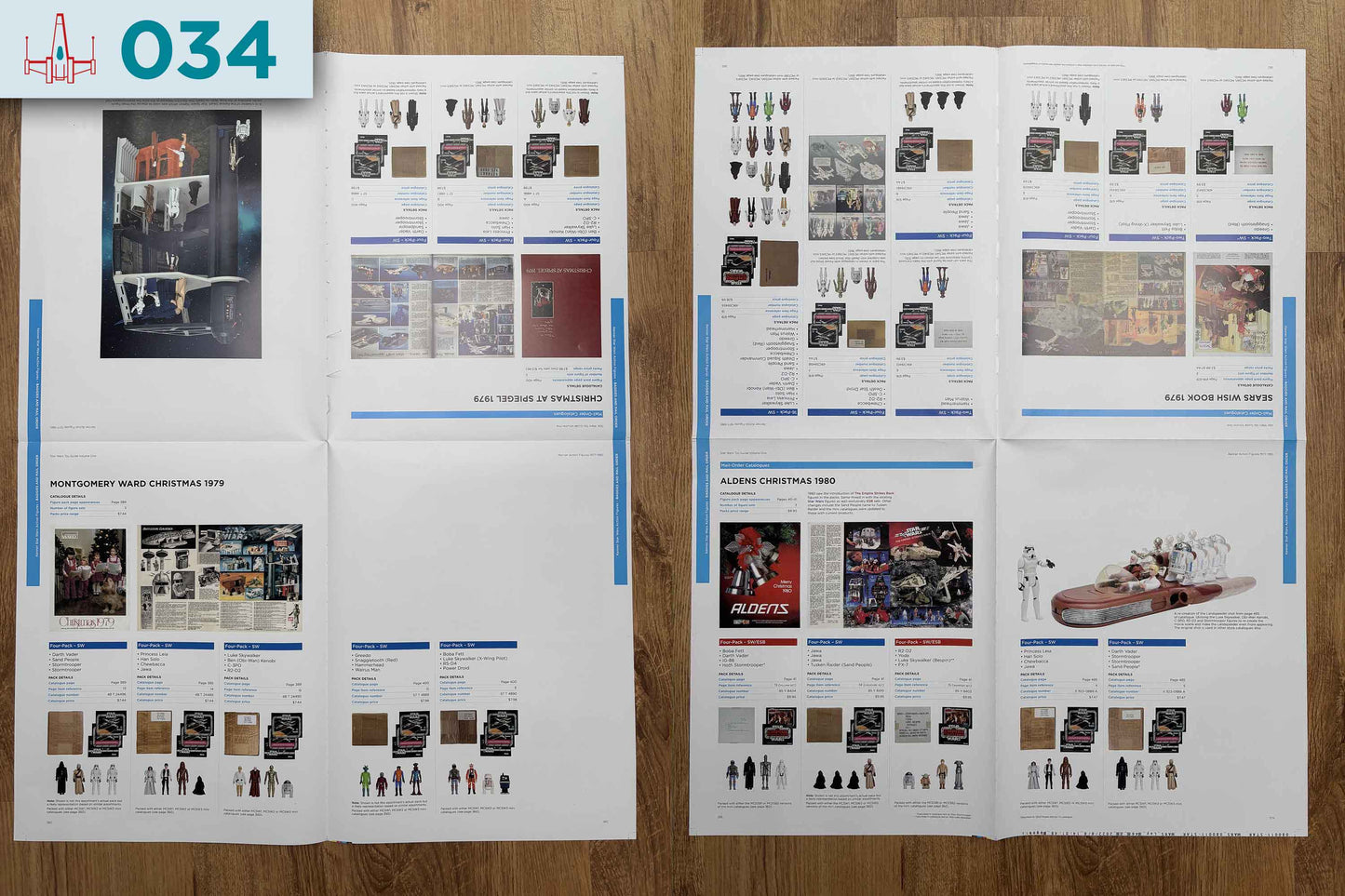 Proof Sheets from Star Wars Toy Guide Volume One