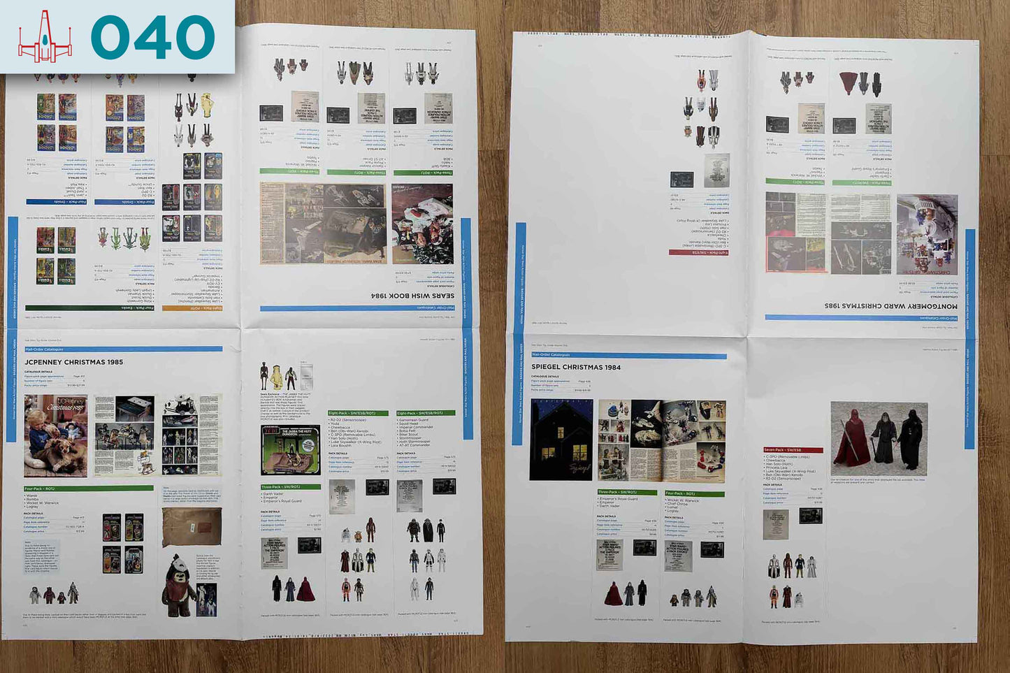 Proof Sheets from Star Wars Toy Guide Volume One