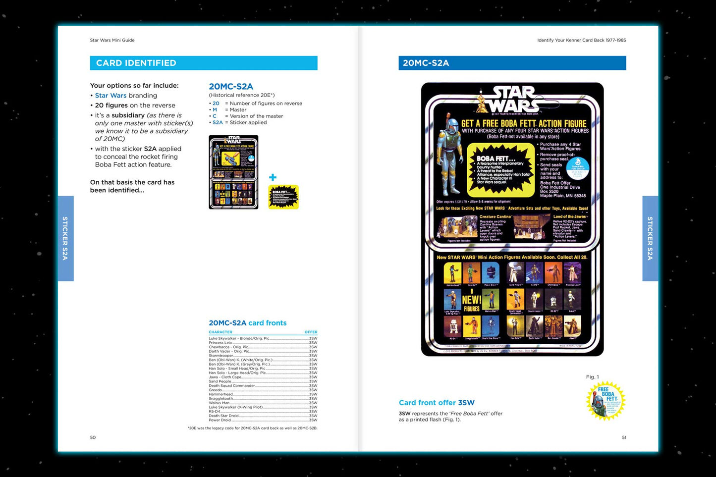 Mini Guide - Identify your kenner Card backs