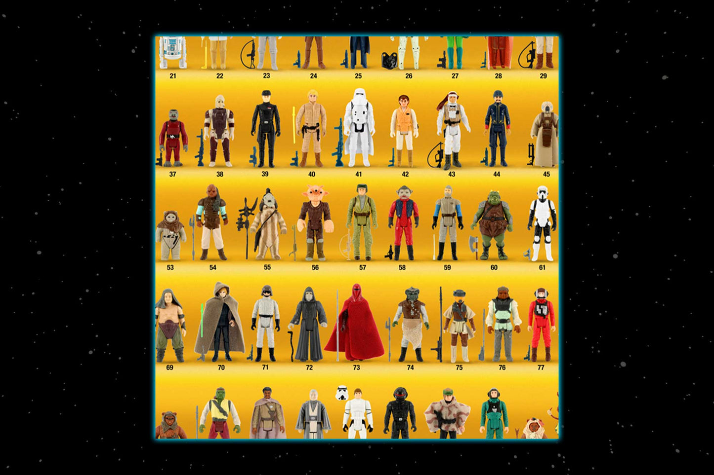 ROJ Figure Card Back Checklist Poster + Free Book of Boba Fett Poster*